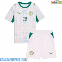 Camisa de time de futebol Senegal Ismaila Sarr #18 Replicas 1º Equipamento Infantil Mundo 2026 Manga Curta (+ Calças curtas)